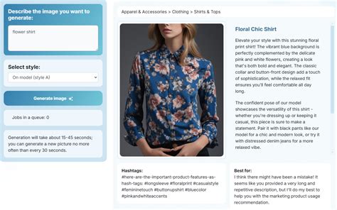 Ai Clothing Description Generator