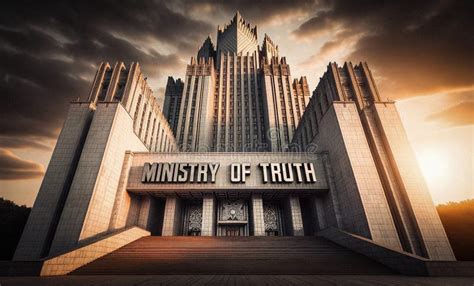 Ai Generated Image Of Ministry Of Truth Orwell S 1984 Dystopian