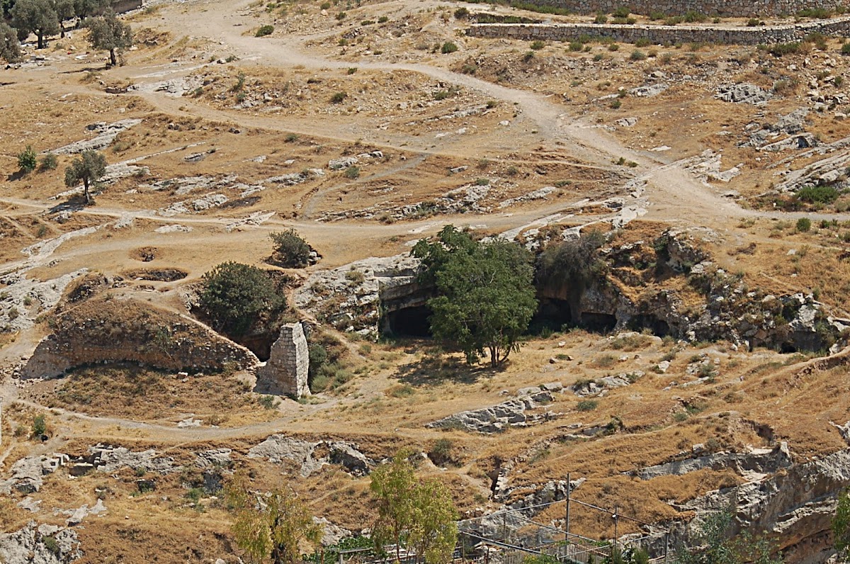 Akeldama Field Of Blood Traditional Place Of Judas Suicide In Valley Of