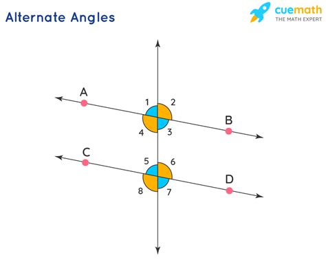 Alternate Angles Definition Formula Examples