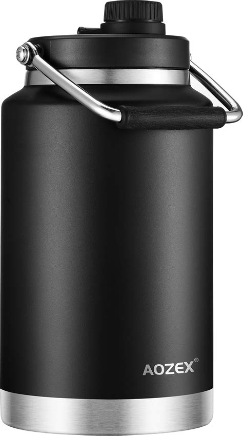 Amazon Com Aozex 1 Gallon Insulated Sports Water Bottle 128 Oz Large