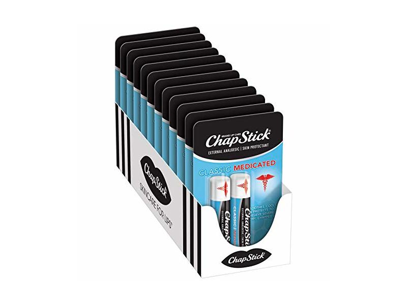 Amazon Com Chapstick Classic Medicated Lip Balm 0 15 Ounce Pack Of