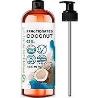 Amazon Com Fractionated Coconut Oil Skin Moisturizer Cold Pressed