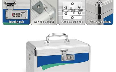 Amazon Com Godlonsen Medicine Lock Box Safe Combination Lock Box