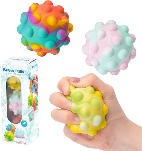 Amazon Com Leilige Pop Ball Stress It Fidget 3D Toys For Kids And