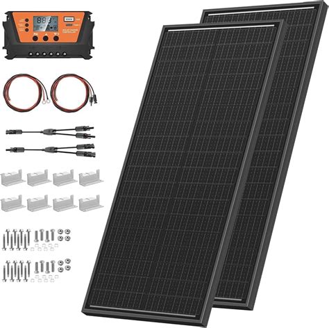 Amazon Com Werchtay 200 Watts Solar Panel Kit 12V 24V 2Pcs 100W