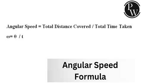 Angular Speed Formula Learn Formula Derivation Solved Examples