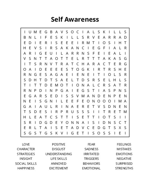 Another Word For Self Awareness