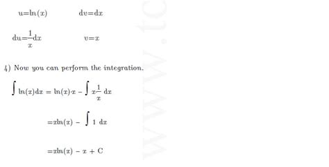 Antiderivative of ln(x) Explained
