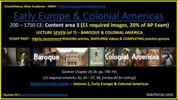 Ap Art History Apah Unit 3 Lecture 7 Baroque Colonial Americas