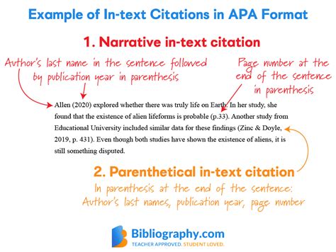Apa In Text Citations Easybib