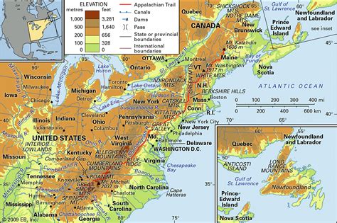 Appalachian Mountains Map