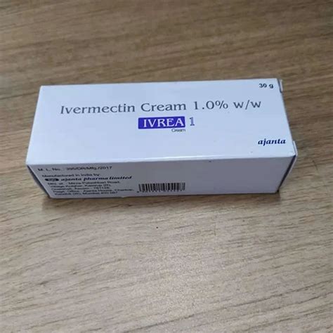 Apply To The Affected Area Ivrea Cream Ivermectin 30 G At 150 Tube