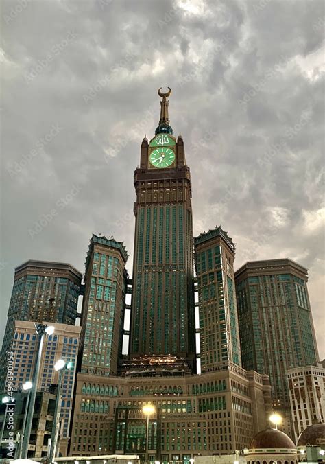 Arabia Mecca Saudi Makkah Clock Royal Tower