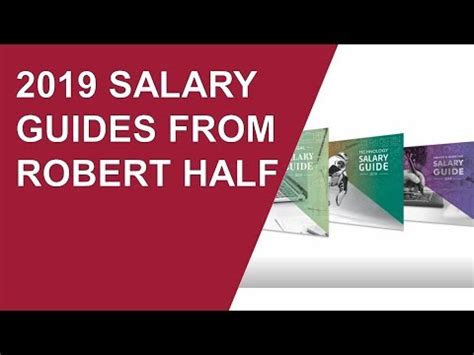 Are You Underpaid Survey Released With Robert Half 2019 Salary Guides