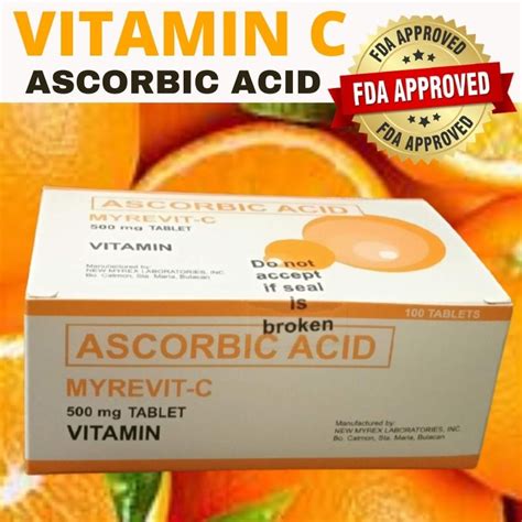 Ascorbic Acid Formula Vitamin C Supplements