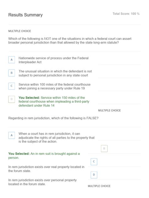 Assessment 6 Pdf Personal Jurisdiction In Rem Jurisdiction