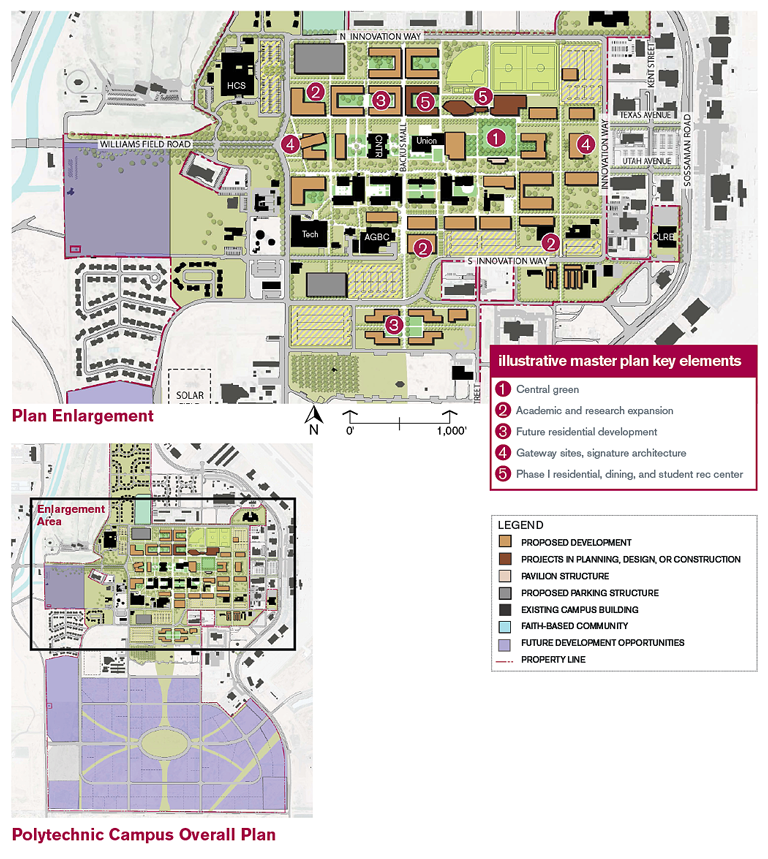 Asu Polytechnic Campus Map