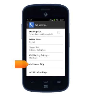 At T Z667 Call Forwarding At T