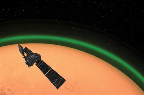 Aurora Hijau Terlihat Untuk Pertama Kalinya Di Mars Info Astronomy