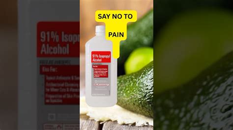 Avocado Alcohol Joint Pain Relief