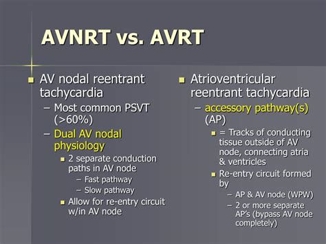 Avrt Vs Avnrt