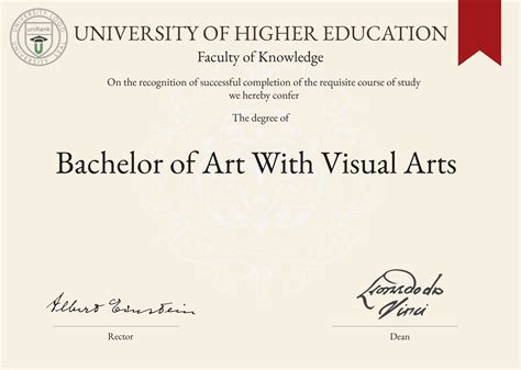 Bachelor Degree Bachelor Of Arts Bachelors Degree Visual Art