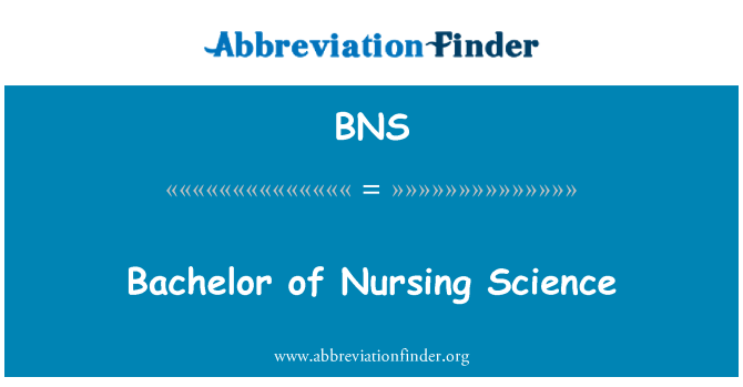 Bachelor Of Health Science Nursing Abbreviation At Christopher Stafford