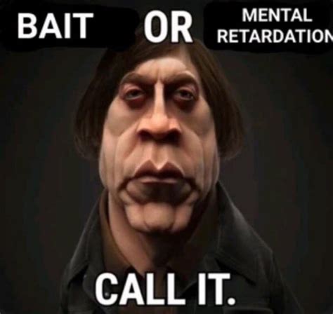 Bait Or Mental Retardation Call It R Peterexplainsthejoke