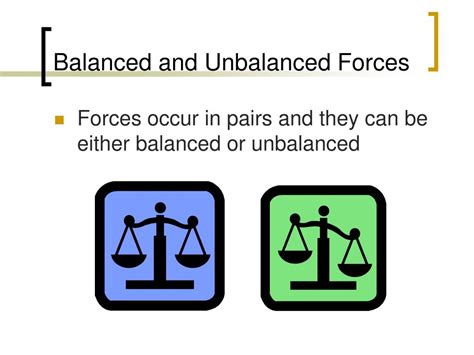 Balanced And Unbalanced Forces Sc 6 P Ppt Download