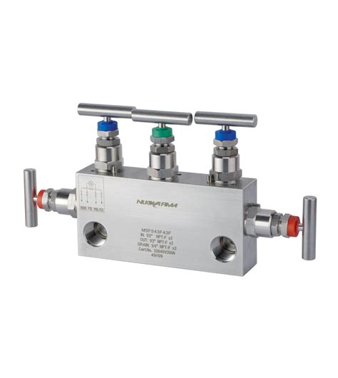 Bar Stock Five Valve Manifold Block Bleed And Equalizer Remote