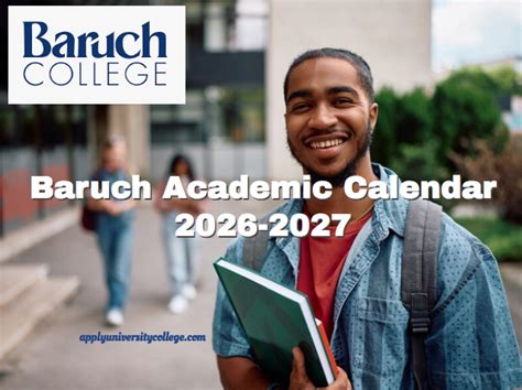 Baruch Academic Calendar Dates