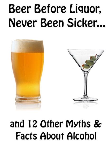 Beer Before Liquor Myth Debunking The Saying