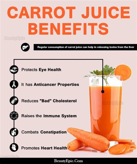 Benefits Of Drinking Carrot Juice