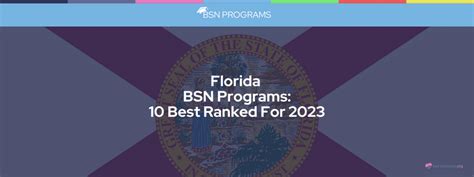 Best Bsn Programs In Florida In 2024 Online On Campus