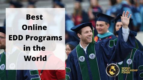 Best Online Edd Programs In The World 2022 Youtube