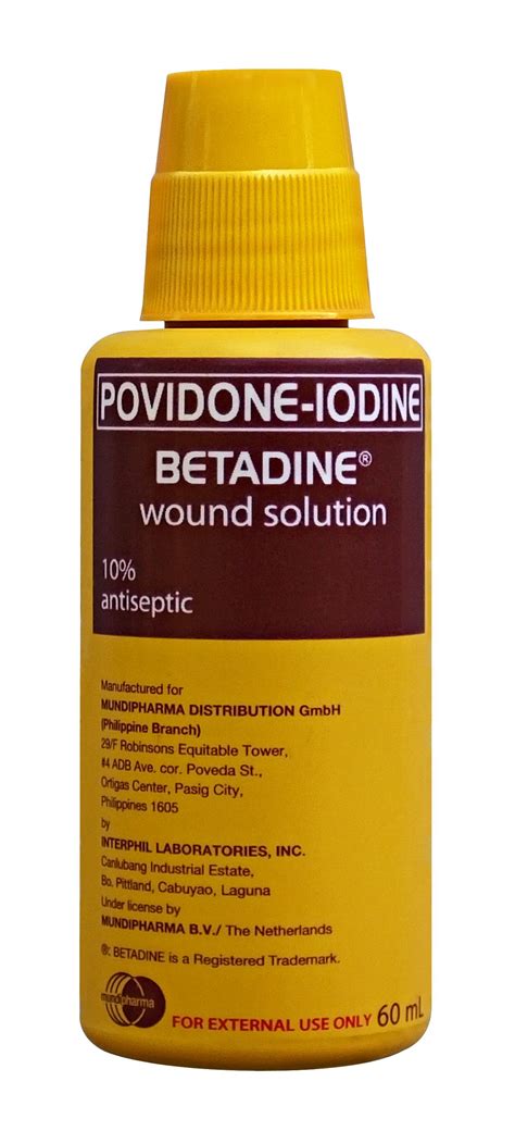 Betadine Versus Iodine