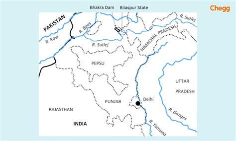 Bhakra Nangal Dam In India Map Uiuc Spring Break 2024