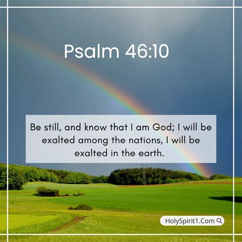 Bible Verse Of The Day Psalm 46 10 Inspiring Scripture For Today