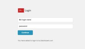 BU Blackboard Login Portal