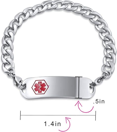 Bling Jewelry Personalize Medical Identification Doctors Medical