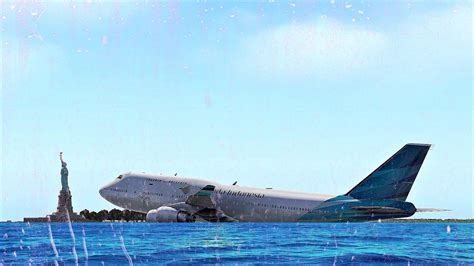 Boeing 747 Emergency Landing On The Hudson River Airplane Crashes