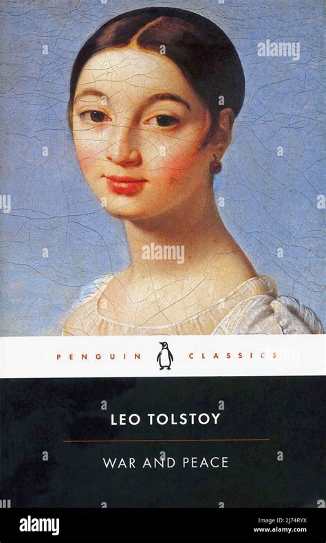Book Cover War And Peace By Leo Tolstoy Stock Photo Alamy