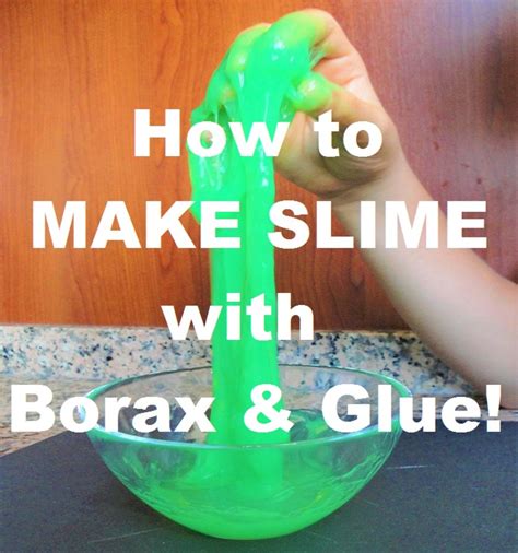 Borax Slime Learn How To Make Slime With Borax In Minutes