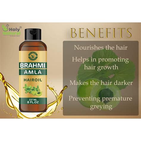 Brahmi Amla Hair Oil Holy Natural