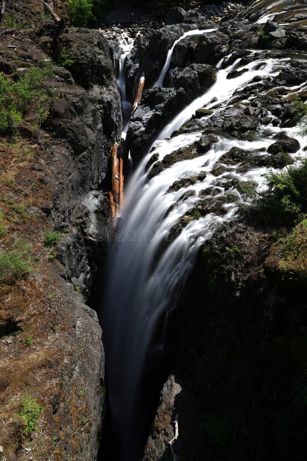 Brown S River Falls Attraction In Vancouver Island Falls Attraction