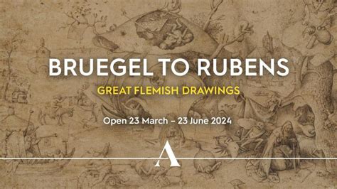 Bruegel To Rubens Great Flemish Drawings Exhibition Open 23 Mar 23