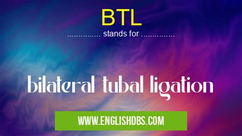BTL Medical Abbreviation Meaning