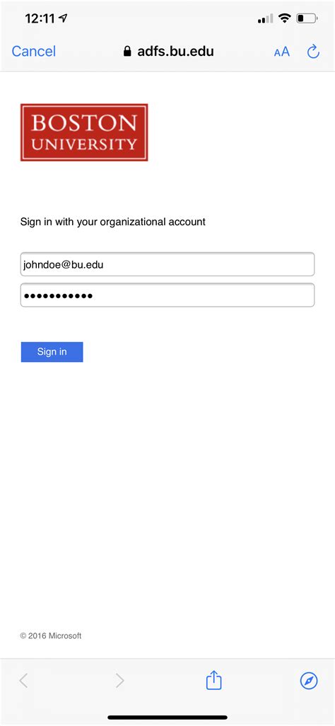 BU Email Login Access