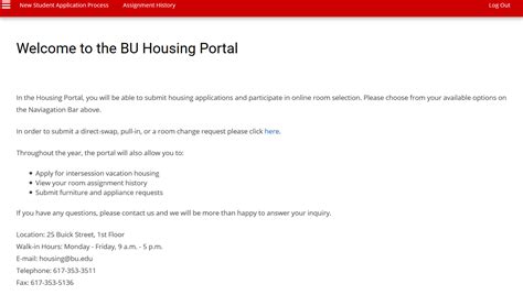 5 BU Housing Portal Tips